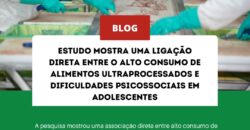 Estudo mostra rela��o direta entre alto consumo de alimentos ultraprocessados ??e dificuldades psicossociais em adolescentes
